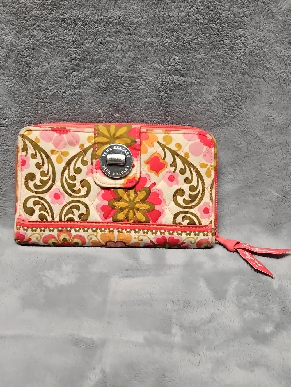 Vera Bradley Folkloric Zip-Around Wallet - Picture 1 of 5